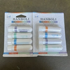 🔥Set of 2🔥 Hanboli 4 pcs Nasal Stick Boosts Focus +Enhances Breathing HANBOLI