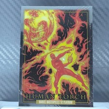 HUMAN TORCH 2024 SkyBox Marvel Masterpieces '92 Platinum #31