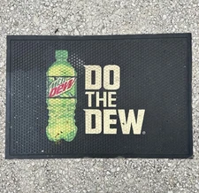 Mountain Dew Rubber Floor Mat “Do The Dew” Hard To Find, Man Cave Decor 35”x 23”