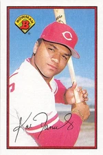 Kal Daniels 1989 Bowman 314  Cincinnati Reds  Baseball Card