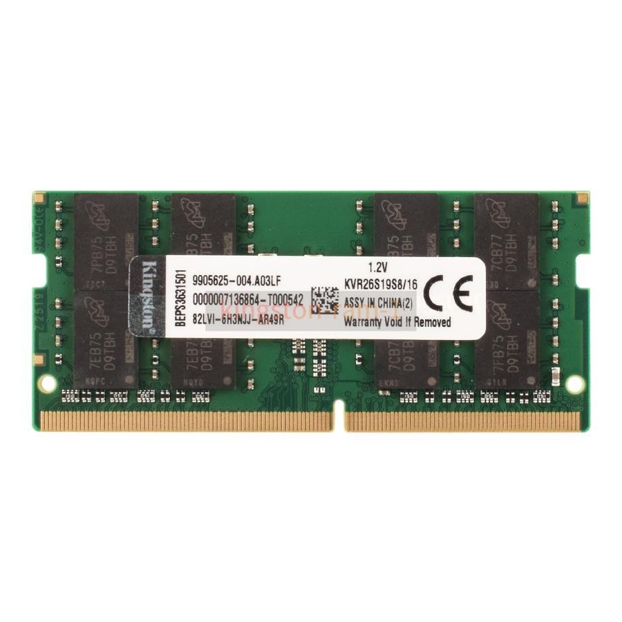 Kingston 32GB (2x16GB) DDR4 2666MHz (PC4 21300) SO-DIMM Laptop