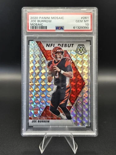 2020 Panini Mosaic - NFL Debut Joe Burrow #261 Mosaic Prizm (RC)