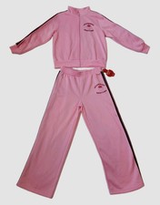 strawberry shortcake girls 2 piece active jogger tracksuit size M 7/8 pink