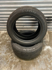 PAIR of AVON ZZ-R Tyres 205/50ZR15 **USED** GOOD 15 inch 205