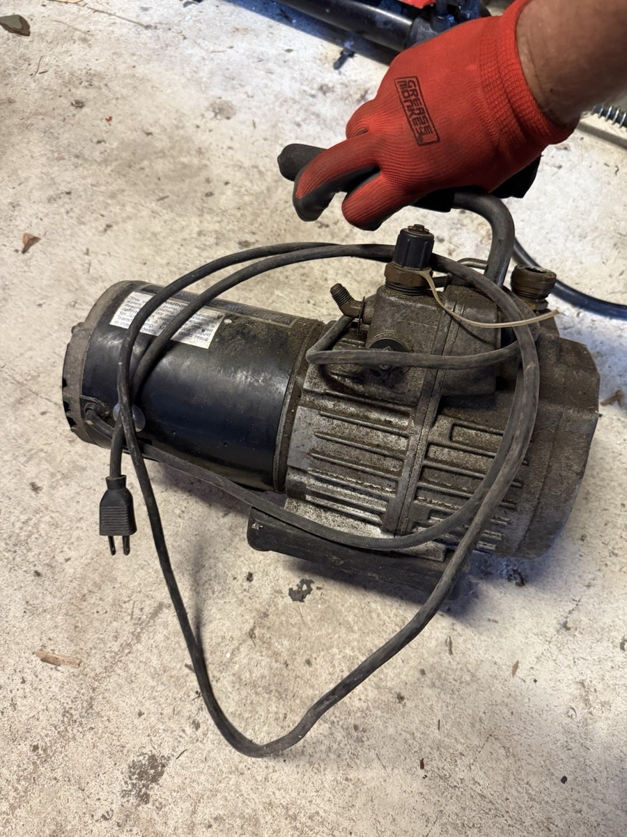 Yellow Jacket 93440 SuperEvac Pump for Ammonia 4CFM Runs Fine | eBay