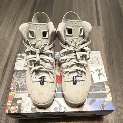 Jordan Air Jordan 6 Retro Georgetown Gray Navy Suede CT8529  display picture 3