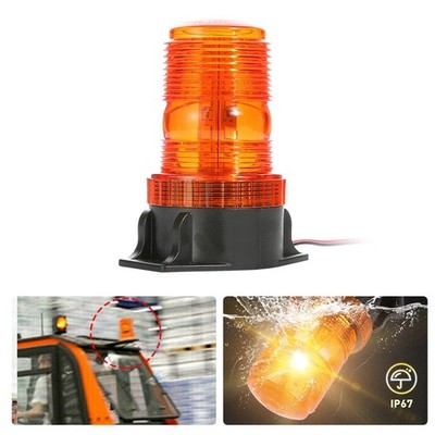 Emergency Warning Rooftop Strobe light LED Beacon Flash Forklift Amber 12-24V