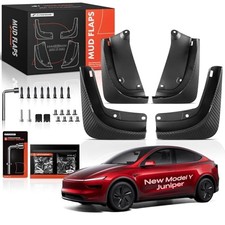 Mud Flaps for Tesla Model Y Juniper 2025, No Drilling for 2025 Model Y Juniper