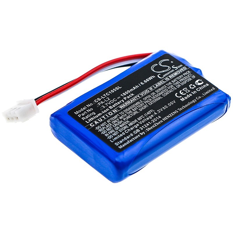 BATTERIE Li-Ion 1800mAh Type PA-L2 For Labotect InControl 1050 CO2/02 Analyzer