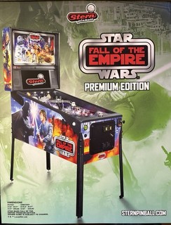 STAR WARS Fall of the Empire (Prem. Edition) Original Stern Pinball Flyer 2025