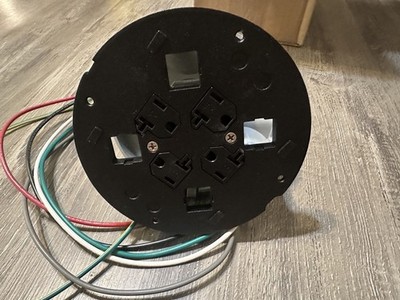 Hubbell Wiring Device-Kellems S1sp4x4 Floor Sub-Plate, Floor Box Type, 4 Gang,