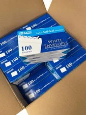2400 Pcs Peel and Self-Seal White Letter Mail Envelopes Shipping 3-5/8”x6-1/2”