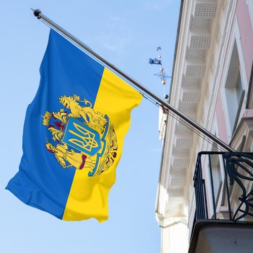 Drapeau ukrainien 3ftx5ft 150x90cm bleu vif et jaune Ukraine National Flag-mx