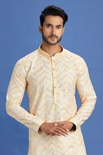 Mens Wedding Bollywood Party Wear Traditional Kurta Payjama Dress From India