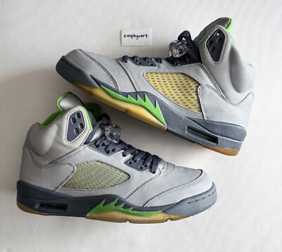 Air Jordan 5 Retro Green Bean MJ 2006 Men's Shoe Sneaker Sz 9.5 Used 
