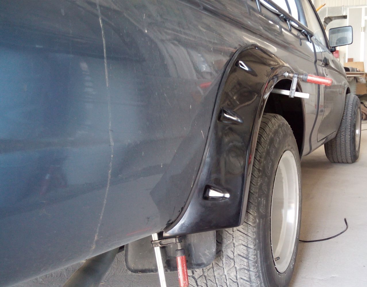 Wide fender flares wheel arches for MITSUBISHI L200 19962005 2door