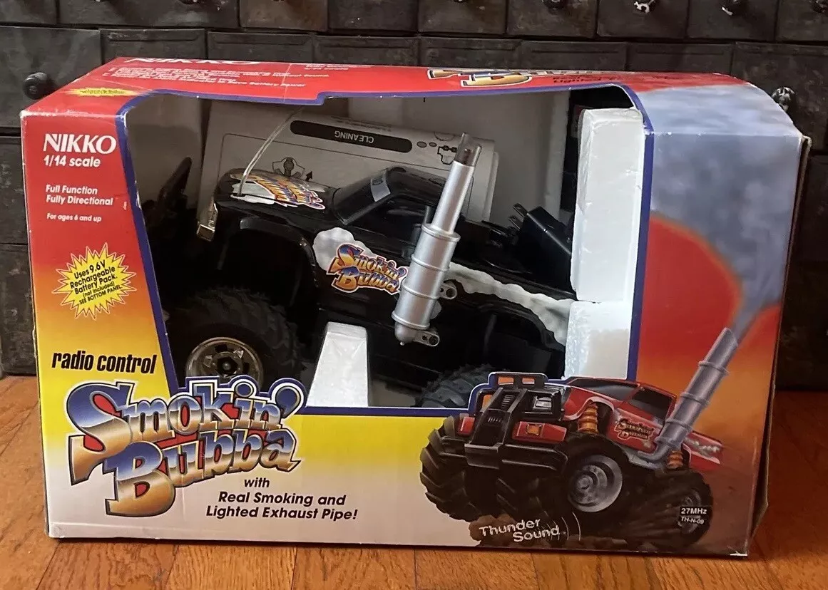 Vintage Nikko Smokin Bubba RC 4X4 Truck w Remote Box Paperwork More TESTED