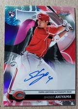 2020 Bowman's Best of 2020 Refractor Shogo Akiyama Auto #B20-SA Reds Autograph