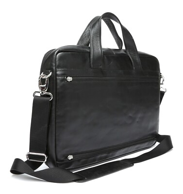 ecco 黒 本革　ビジネスバッグ ECCO® City Leather Laptop Bag | Black