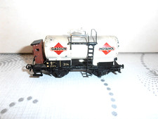 MARKLIN HO ART.314 ANNI 50' RARE "CARRO CISTERNA GASOLIN/MOTANOL CON GARITTA"