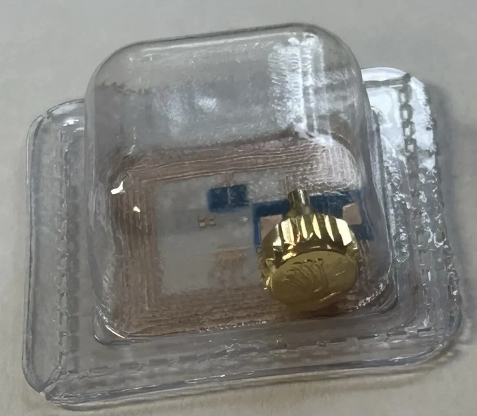 Rolex genuína coroa lacrada de fábrica B24-600-8-G1 para data de apenas 16013 e presidente - Imagem 2 de 3