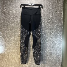 NIKE Dri-Fit Feather Print Full Length Leggings Size XS Polyester Blend