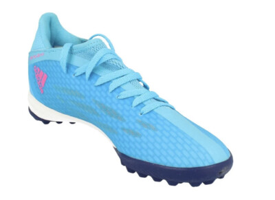Adidas X Speedflow.3 TF Low Mens Turf Soccer Shoes Blue Pink