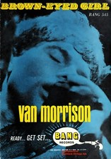1967 Van Morrison "Brown-Eyed Girl" Release Music Industry Promo Reprint Ad