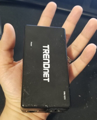 TRENDnet Power over Ethernet (PoE) Injector TPE-101I (Black)