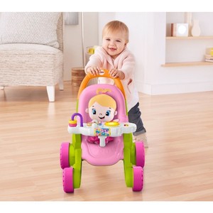fisher price stroll and learn walker gift set