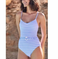 Splendid Belted One Piece Swimsuit Size S