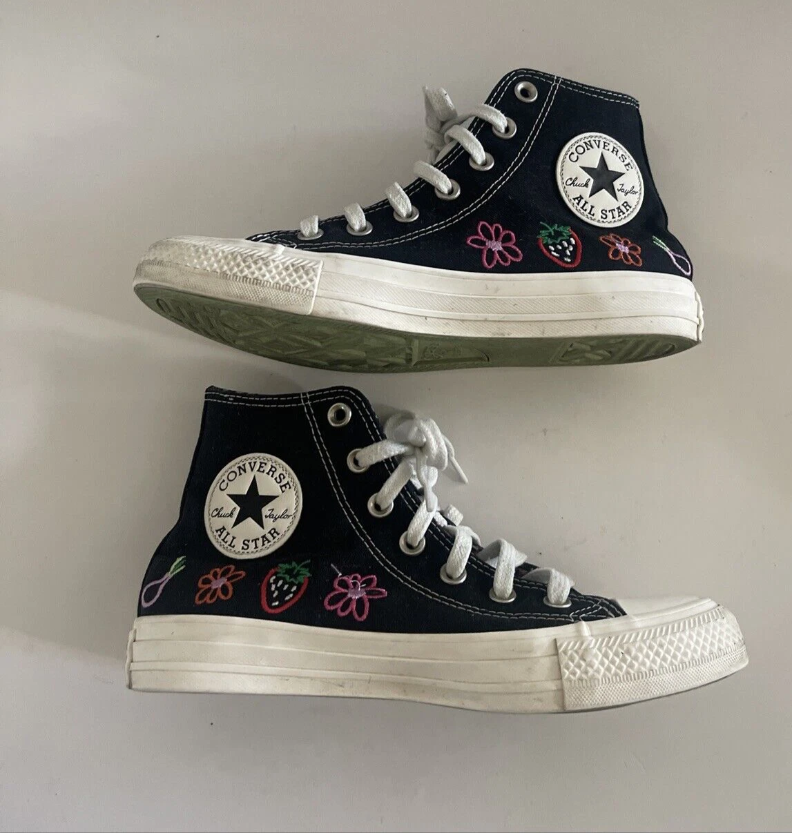 Top alti Converse CTAS Festival taglia 7 ricamati