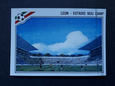 PANINI Sticker WM 86 World Cup Mexico 1986 - #25 Leon - Estadio Nou Camp