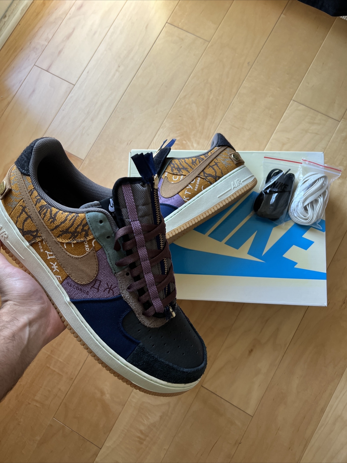 Nike Air Force 1 Low 'Travis Scott - Cactus Jack' Shoes - Size 15
