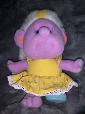 Vintage Playskool Hobnobbins Cousin Troll Plush Stuffed Doll 1989