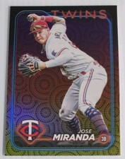 2024 Topps Series 2 Jose Miranda Holiday Foil Variation Parallel #507