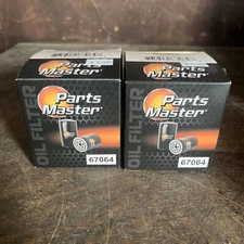 2 Parts Master Engine Oil Filters 67064 Same As Wix 57064