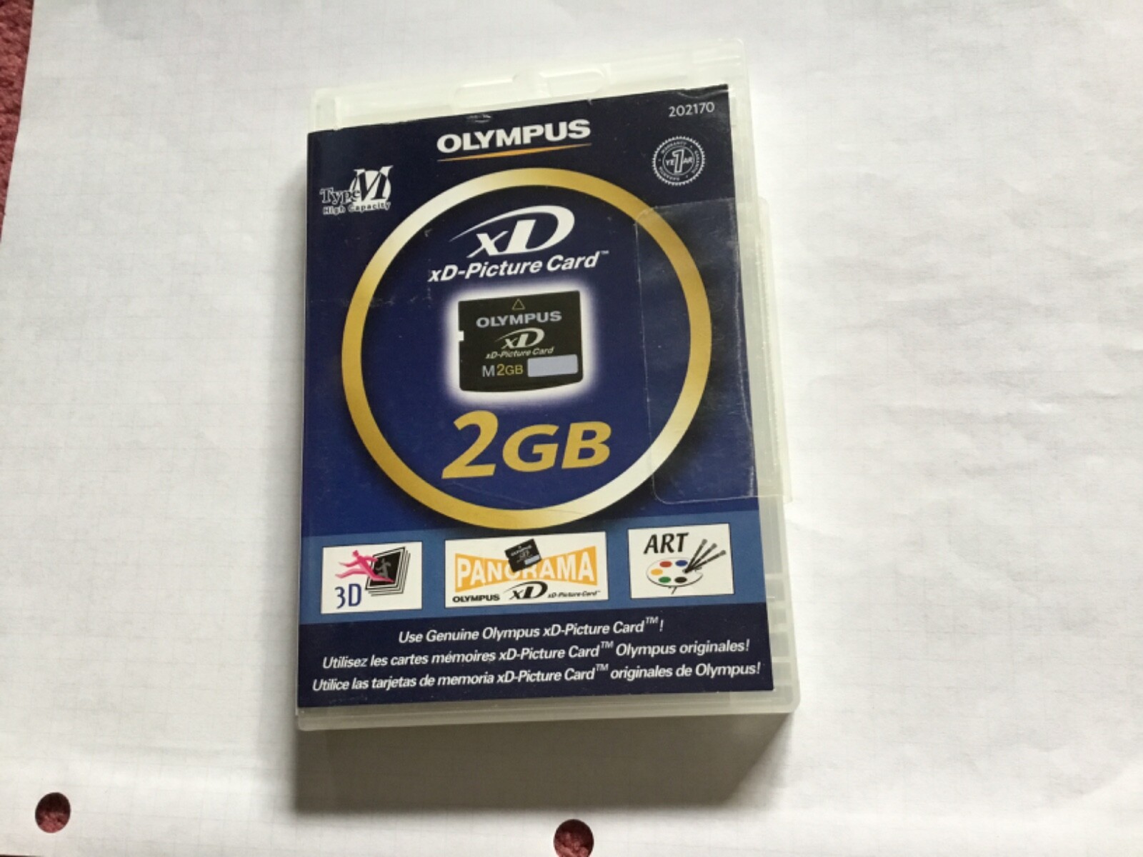 1pcs NEW M2gb Olympus XD Picture Memory Card for Olympus.fujifilm
