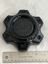 American Outlaw Gloss Black Wheel Rim Hub Cover Center Cap Cap066-ca American Outlaw Gloss Black Wheel Rim Hub Cover Center Cap Cap066-ca