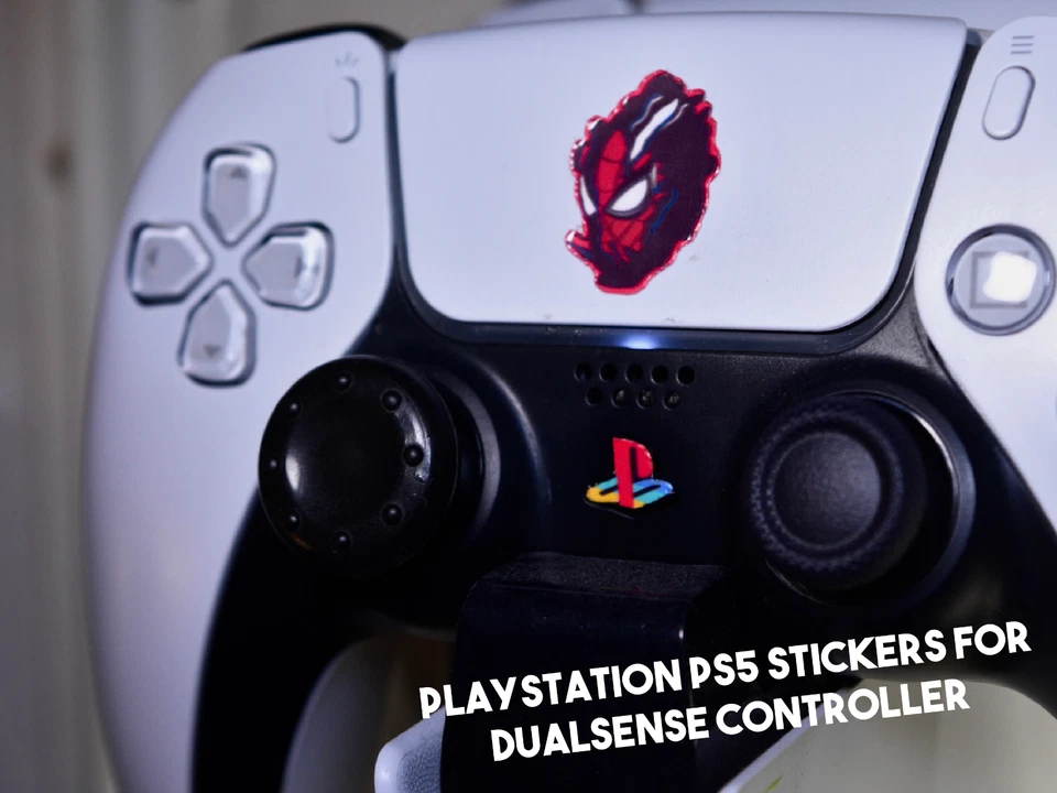 PlayStation 5 PS5 Pad Controller PS botão liga/desliga adesivo de sobreposição de vinil logotipo PS - Imagem 2 de 4