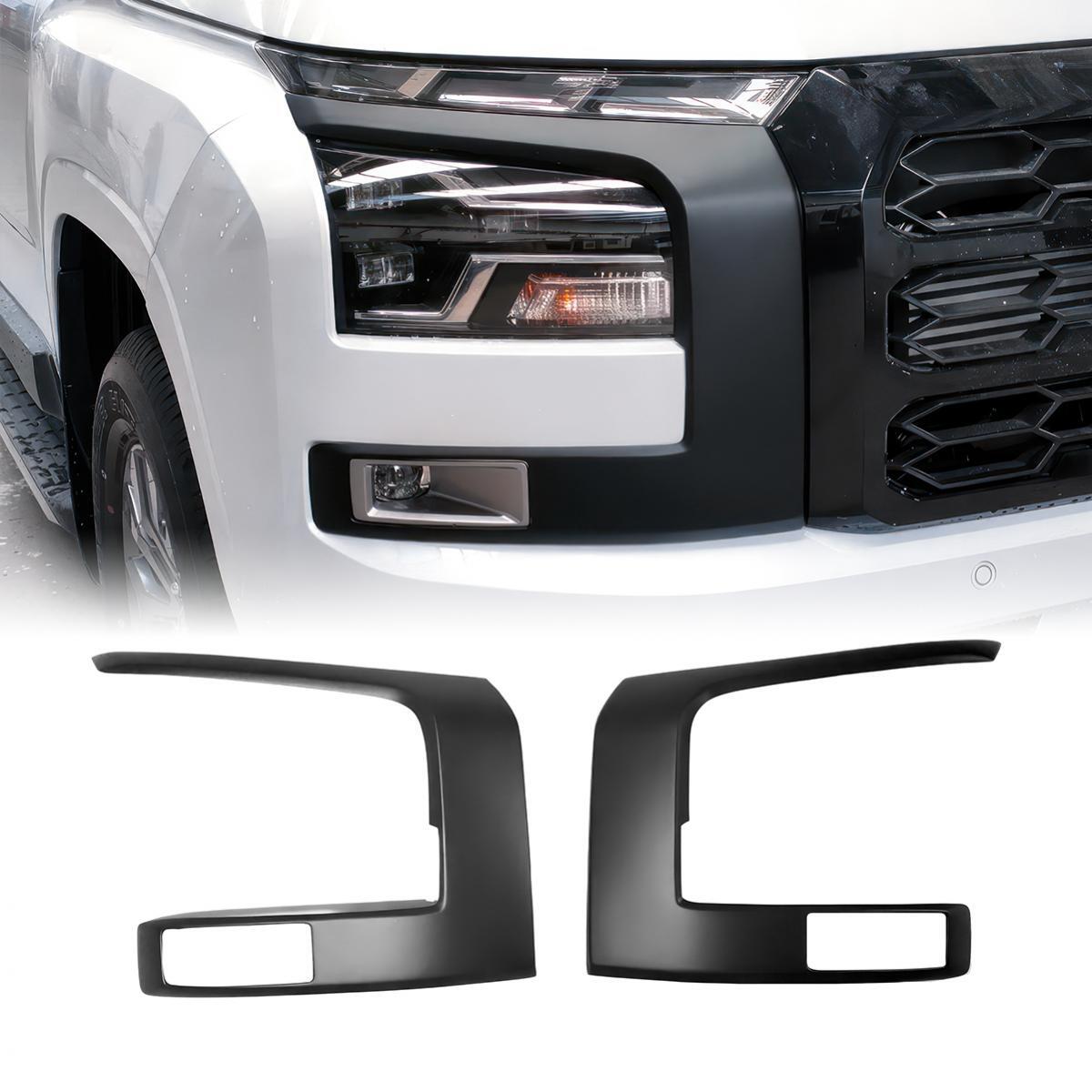 Side Front Bumper Cover Matte Black Fit Mitsubishi L200 4Door 2024