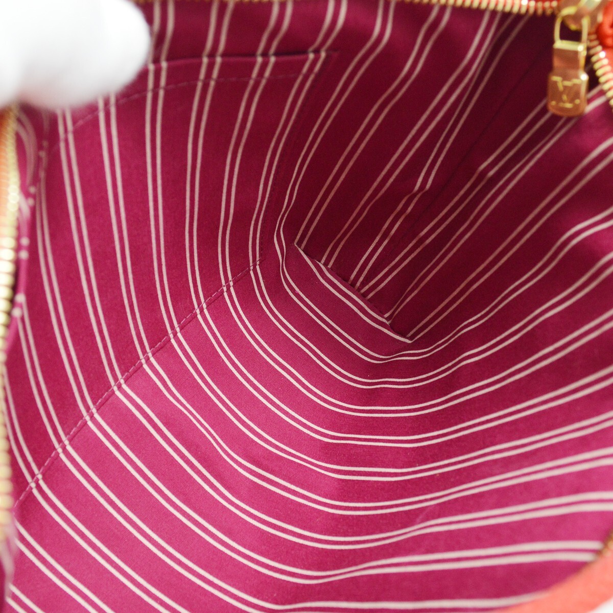 Louis Vuitton ワインレッド スカート Louis Vuitton 2013 Monogram Red Vernis Leather Zippy Closure
