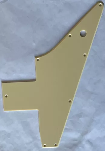 For Gibson Explorer 76 Reissue Style Guitar Pickguard Scratch Plate,1 Ply Cream