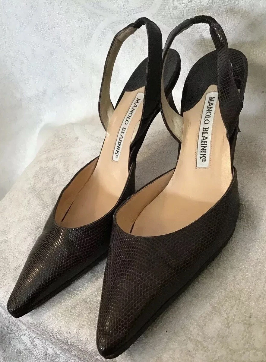 Slingback sales manolo blahnik