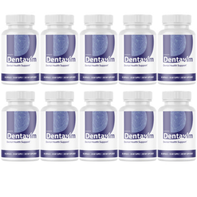 Dentavim Advanced Dental Support for Healthy Teeth and Gums - 10 Bottles