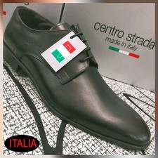 SCARPE UOMO pelle 45   ELEGANTI classiche cerimonia  nere blu offerta VV