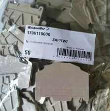 1 bag (50pcs) Weidmuller Terminal Block Accessories ZAP/TW7 1706110000