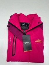 Tacvasen Outdoor Sports Waterproof Jacket, Red Size Medium