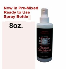 8oz Pre-Mixed Spray LG size Cleaner Prep for LEATHER Refinish Color RESTORER ®
