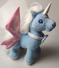 2003 NEOPETS--TALKING UNICORN PEGASUS ALICORN PLUSH BLUE  PINK  WORKING 